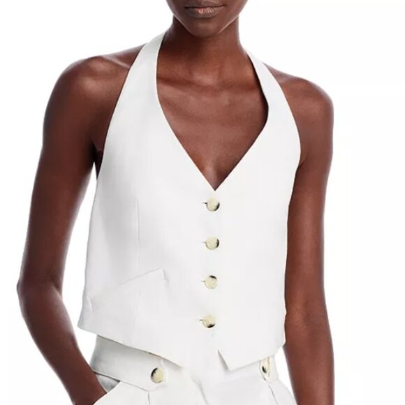Veronica Beard Arabella Halter Vest - Size 2 - Picture 1 of 3